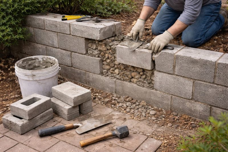 Block Wall Repair in Okemos, MI