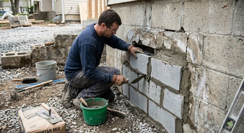 Block Work Repair in East Lansing, MI