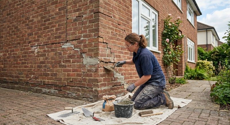 Brick Fence Repair in East Lansing, MI
