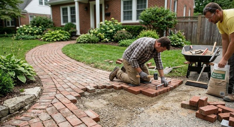Brick Flatwork Repair in Charlotte, MI