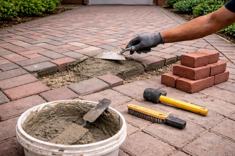 Brick Flatwork Repair in Eaton Rapids, MI
