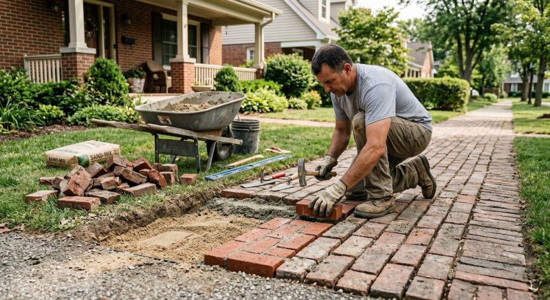 Brick Flatwork Repair in Eaton Rapids, MI