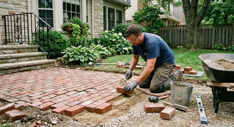 Brick Flatwork Repair in East Lansing, MI