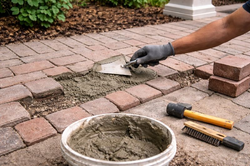 Brick Flatwork Repair in Okemos, MI