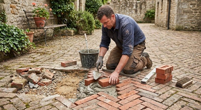 Brick Floor Repair in East Lansing, MI