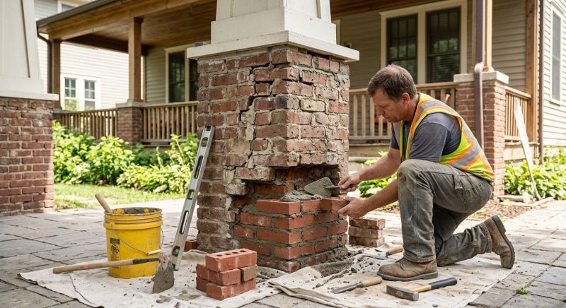 Brick Restoration in Ingham County, MI