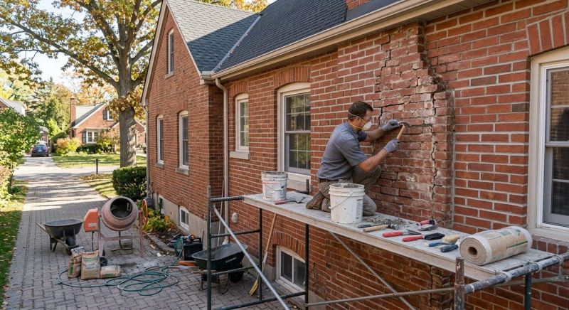 Brick Restoration in East Lansing, MI