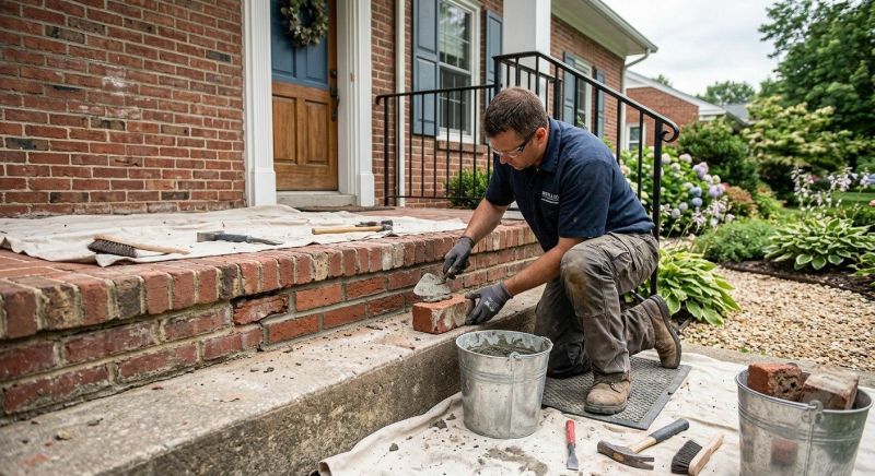 Brick Stairs Repair in Eaton Rapids, MI