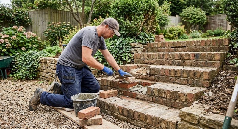 Brick Stairs Repair in Holt, MI