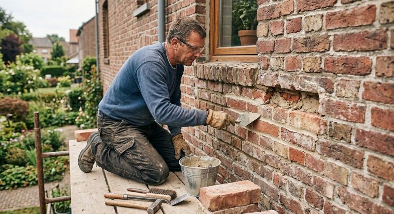 Brick Stairs Repair in Okemos, MI