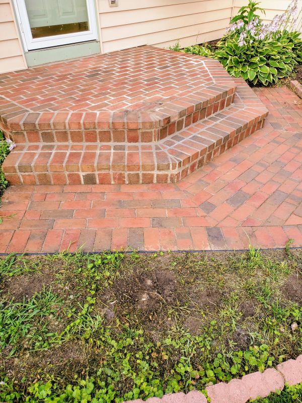 Brick Stoop Repair in East Lansing, MI
