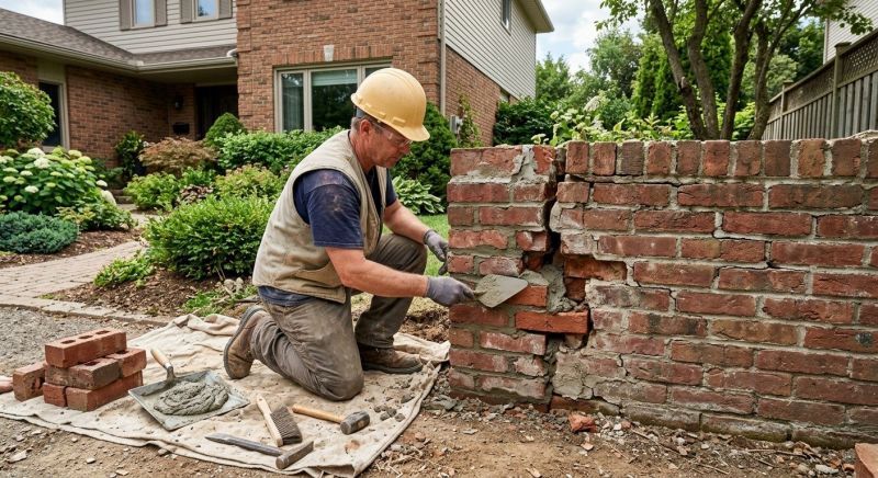 Brick Wall Repair in East Lansing, MI