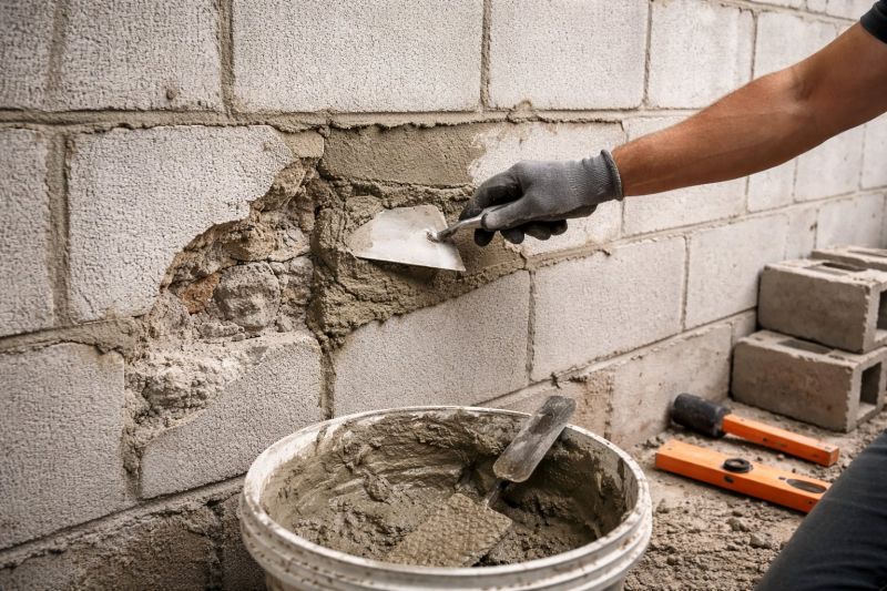 Concrete Block Repair in Charlotte, MI
