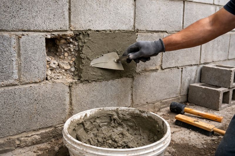 Concrete Block Repair in East Lansing, MI