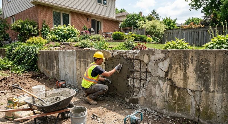 Retaining Wall Repair in Eaton Rapids, MI