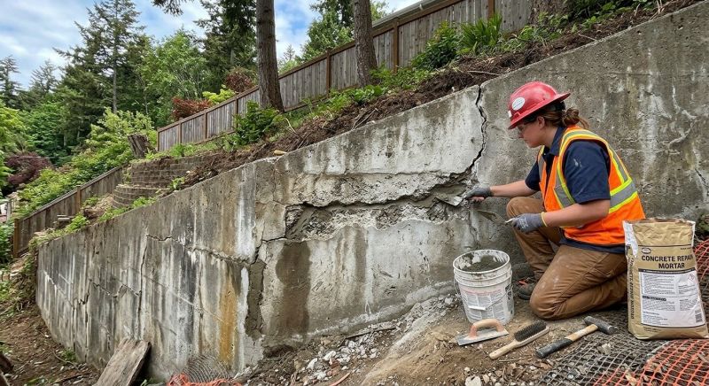 Retaining Wall Repair in Eaton Rapids, MI