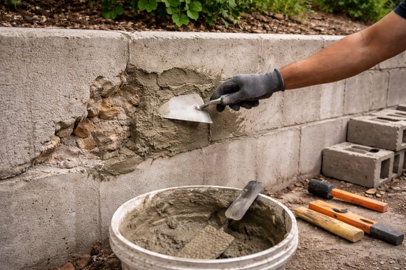 Retaining Wall Repair in Fowler, MI