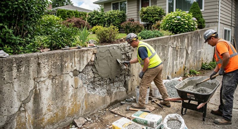 Retaining Wall Repair in Okemos, MI