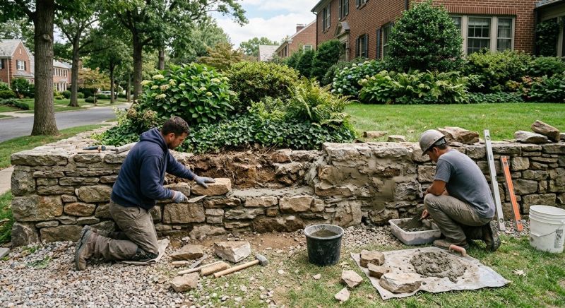 Retaining Wall Repair in Shiawassee County, MI