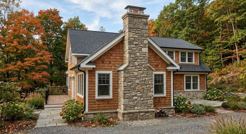 Stone Chimney Installation in Fowler, MI
