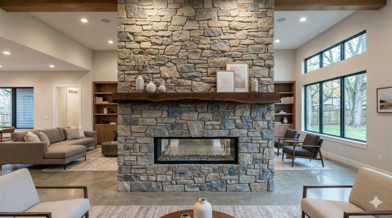 Stone Chimney Installation in Fowler, MI