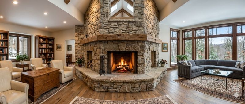Stone Chimney Installation in Laingsburg, MI
