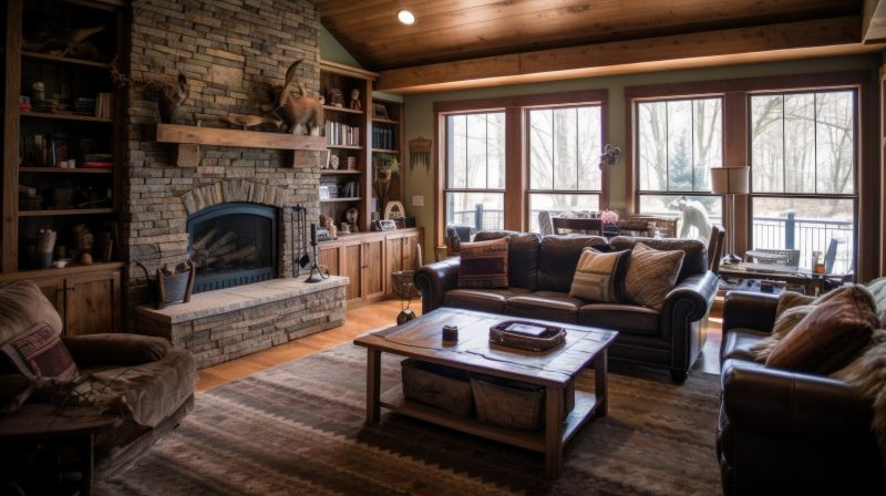 Stone Chimney Installation in Shiawassee County, MI