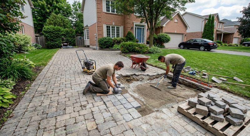 Stone Driveway Repair in East Lansing, MI