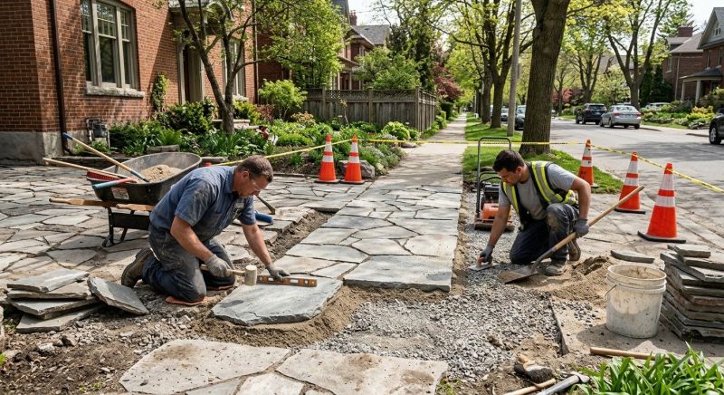 Stone Driveway Repair in East Lansing, MI