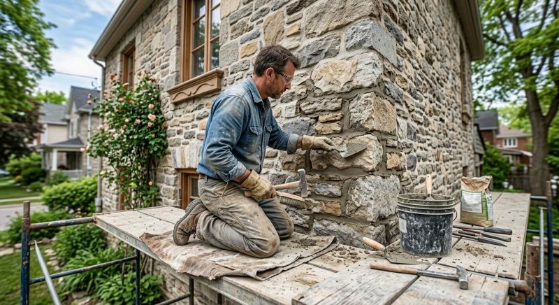 Stone Masonry Repair in Ingham County, MI