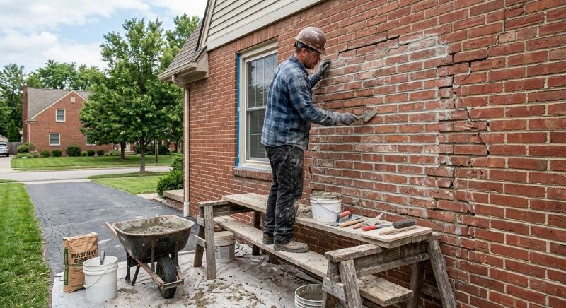 Stone Masonry Repair in Shiawassee County, MI