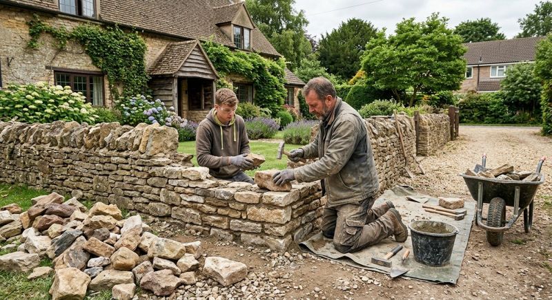 Stone Wall Repair in Lansing, MI