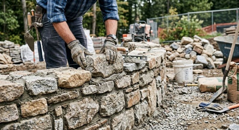 Stonework Installation in Haslett, MI