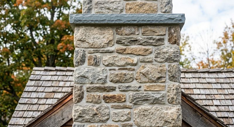 Stone Chimney Installation